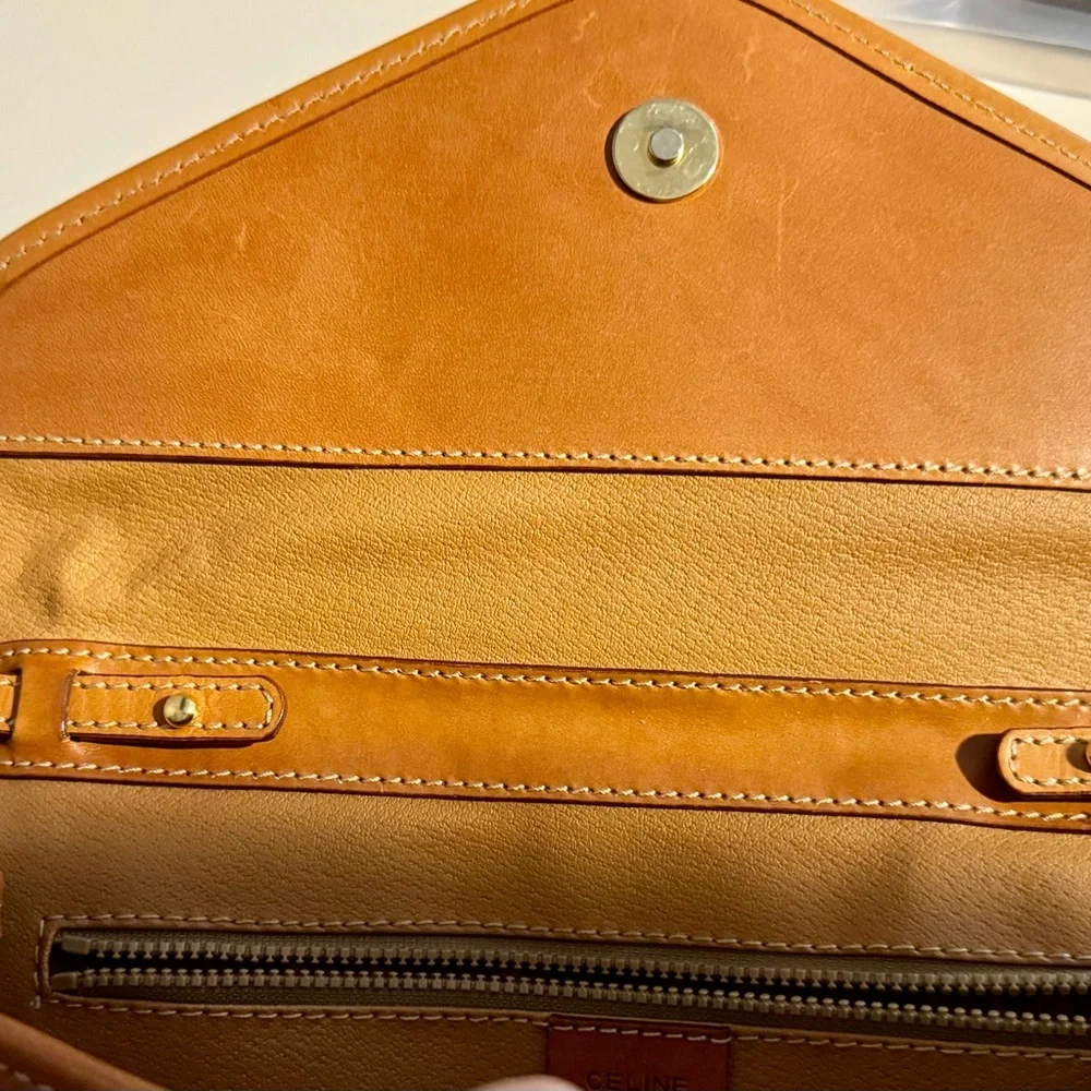 Vintage Celine Macadam Patterned Crossbody Bag and Wallet Set - Picture 3 of 14